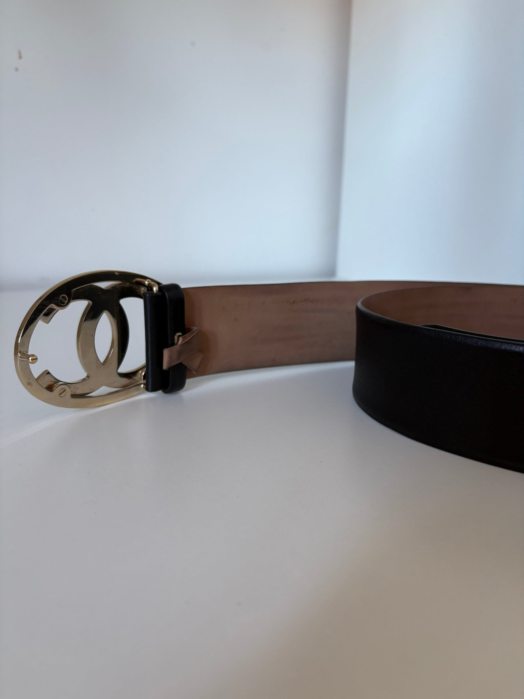 Chanel Black CC Belt