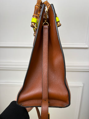 Gucci Tan Leather Diana Large Tote