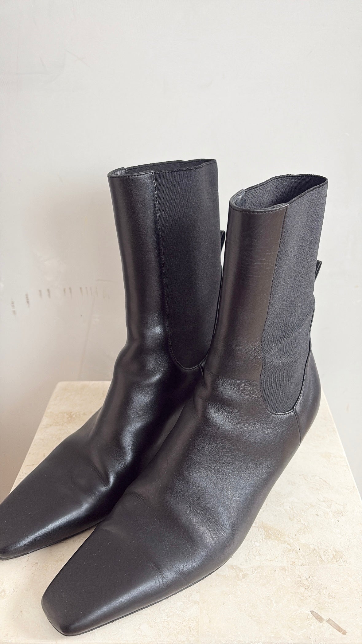 Totême Black Ankle Boots, 39