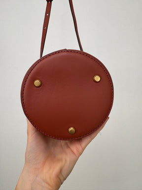 Oroton Iris Drum Bag In Light Rust