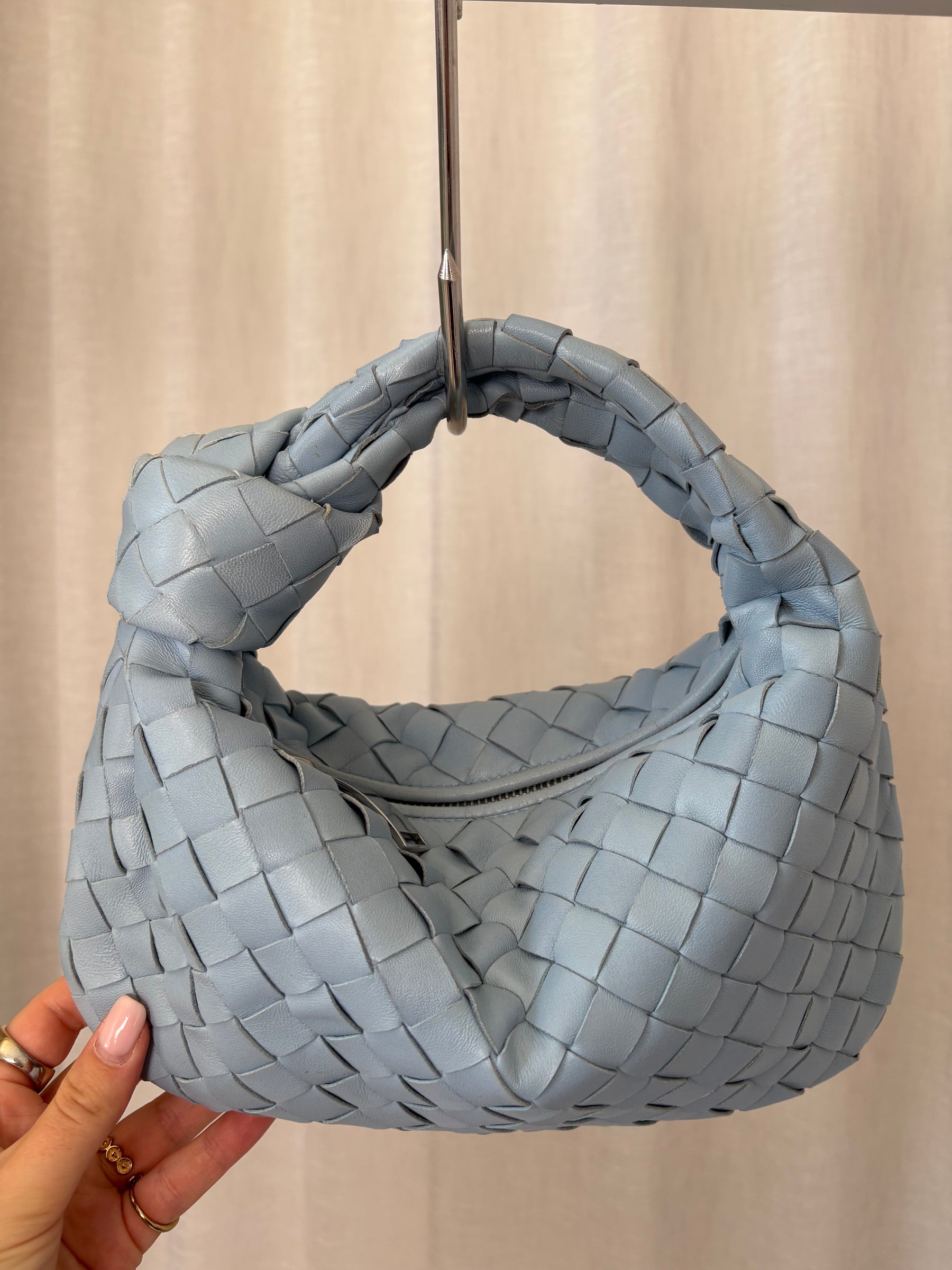Bottega Veneta Mini Jodie Bag Dusty Blue