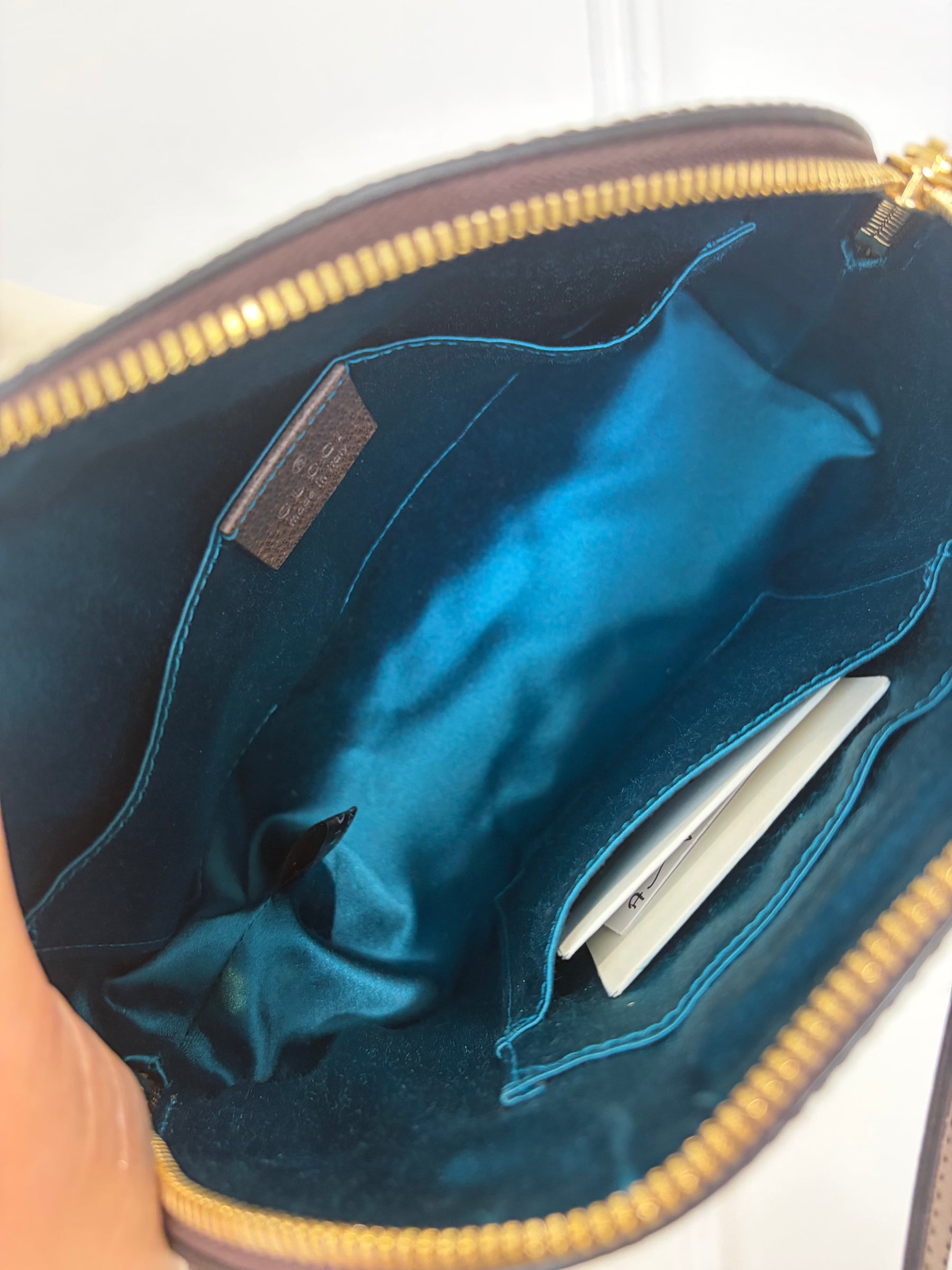 Gucci Canvas Monogram Ophidia Dome Bag
