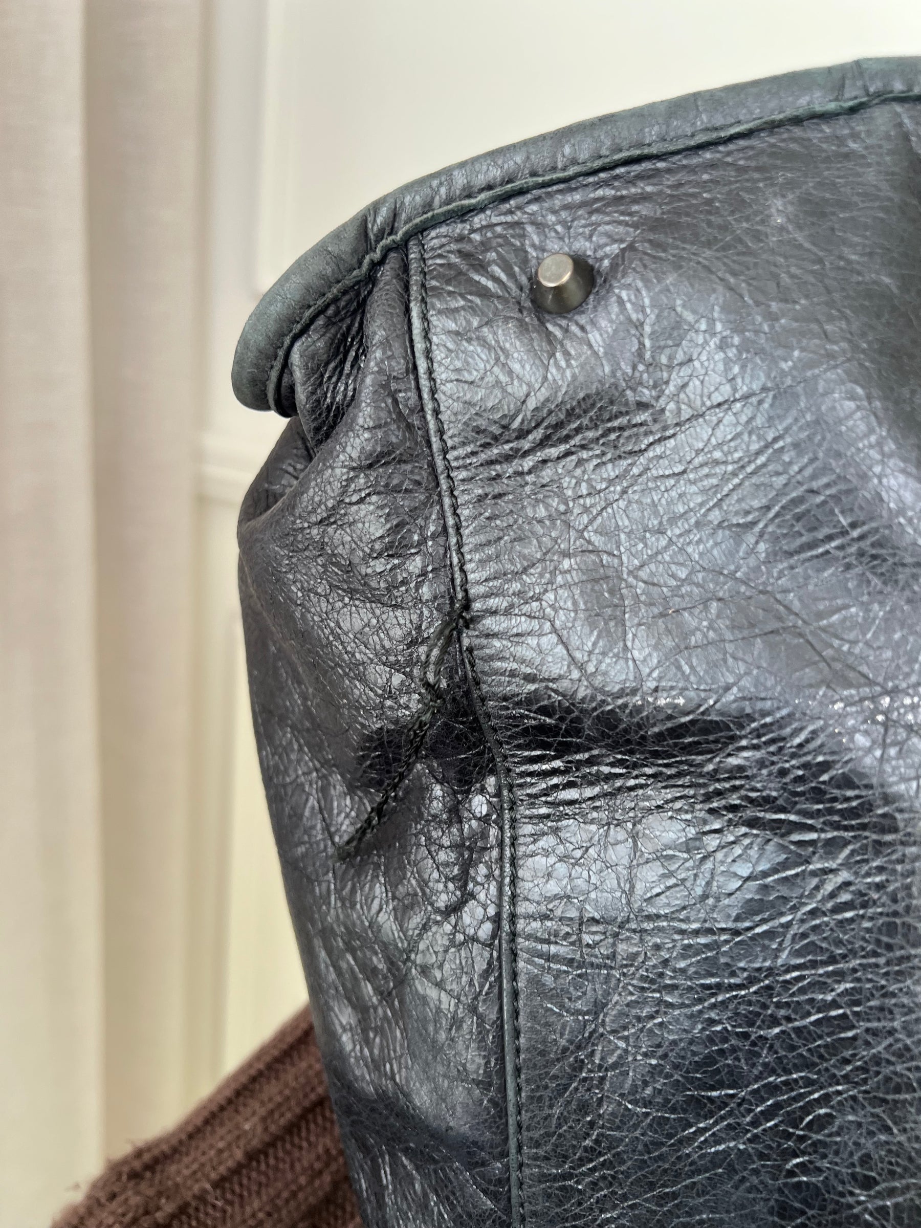 Balenciaga Black Weekender Bag