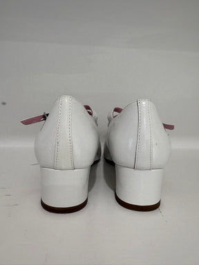 Carel Paris Kina Patent Leather Pumps White, 37.5