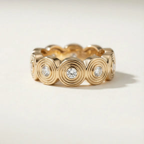 Goldie Paris Yellow Gold and Diamond Nicole Ring, 57