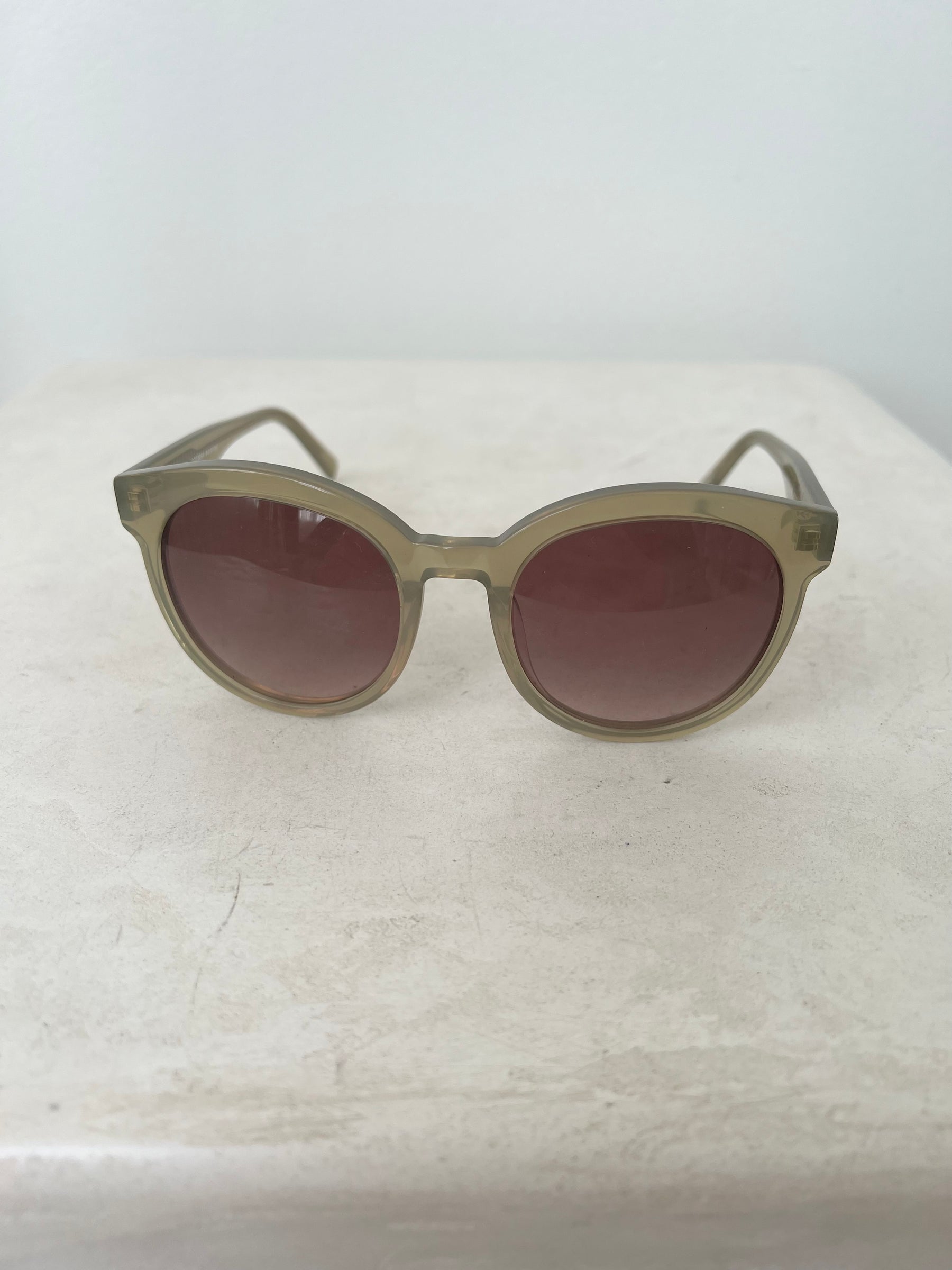 Oroton Green Oversized Sunglasses