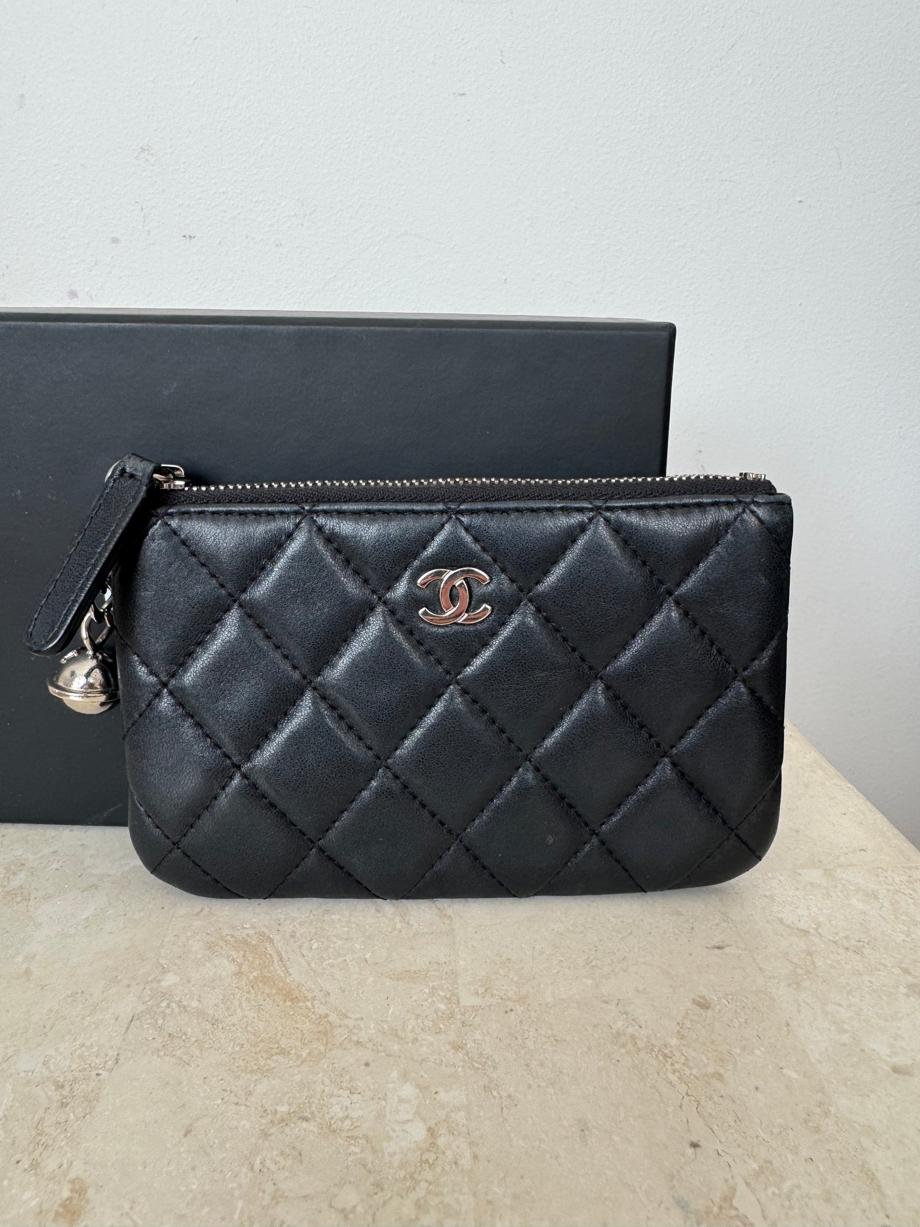 Chanel Quilted Leather Coin Purse