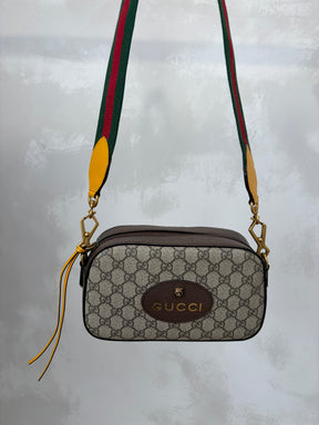 Gucci Canvas Supreme Monogram Tiger Camera Bag
