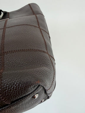 Chanel Chocolate Bar Leather Tote Bag