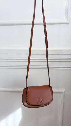 Oroton Crossbody Bag Brown With Extra Strap