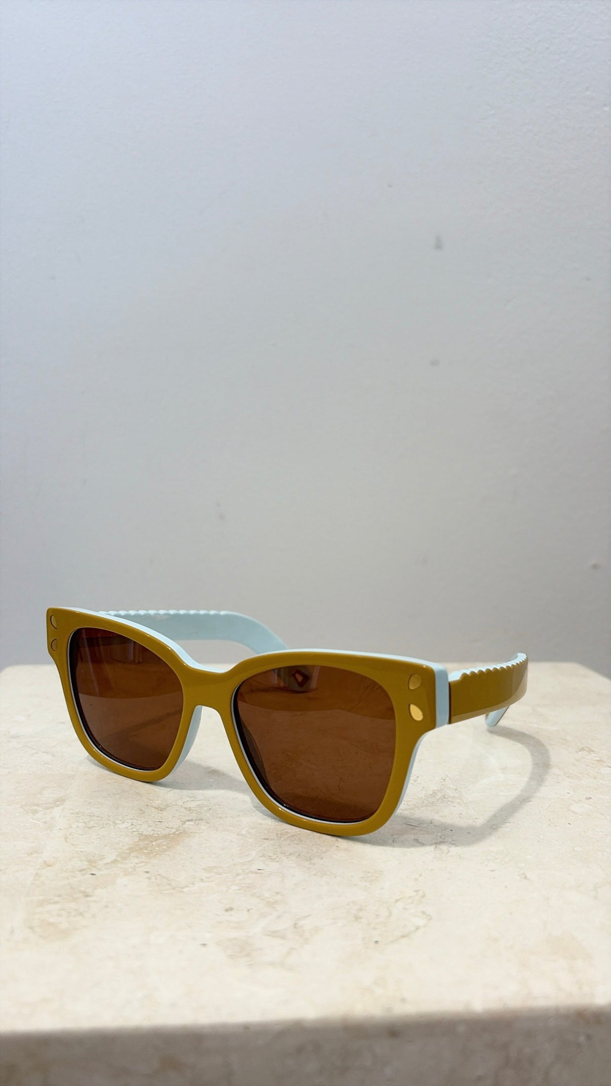 Lucy Folk Mustard Cat Eye Sunglasses