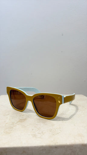 Lucy Folk Mustard Cat Eye Sunglasses