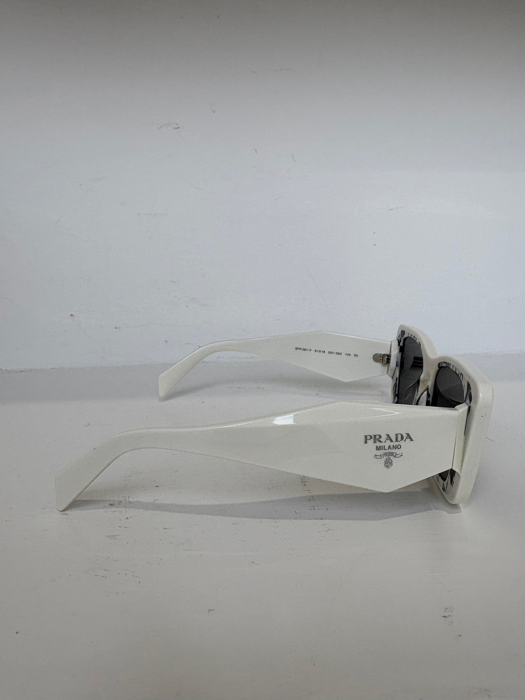 Prada White Cat Eye Sunglasses