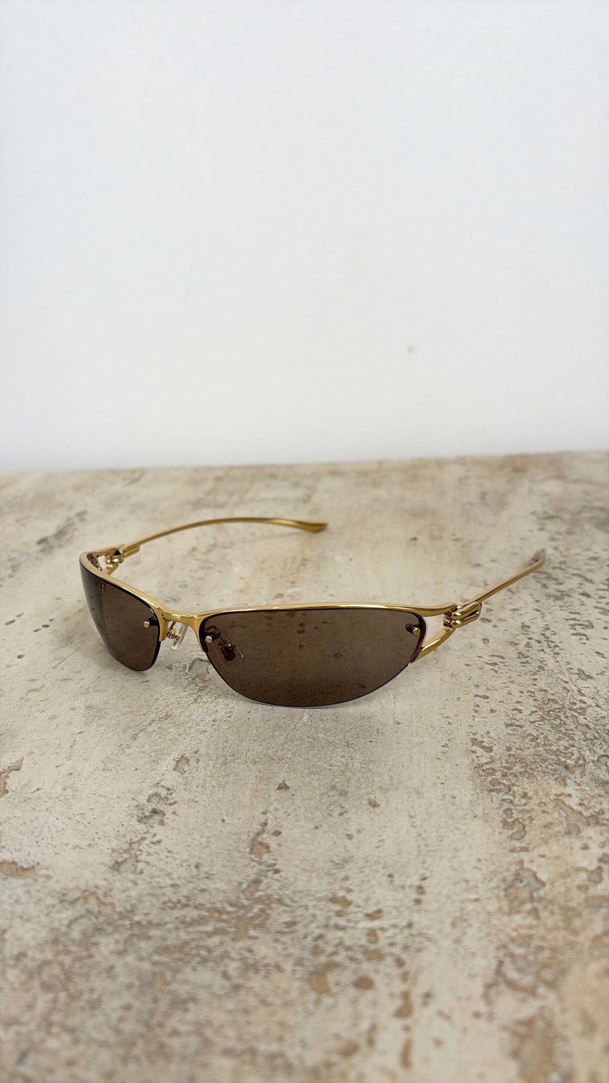 Gentle Monster Gold Futura 03 Sunglasses