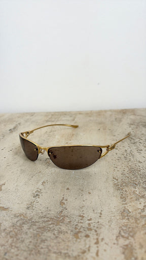 Gentle Monster Gold Futura 03 Sunglasses