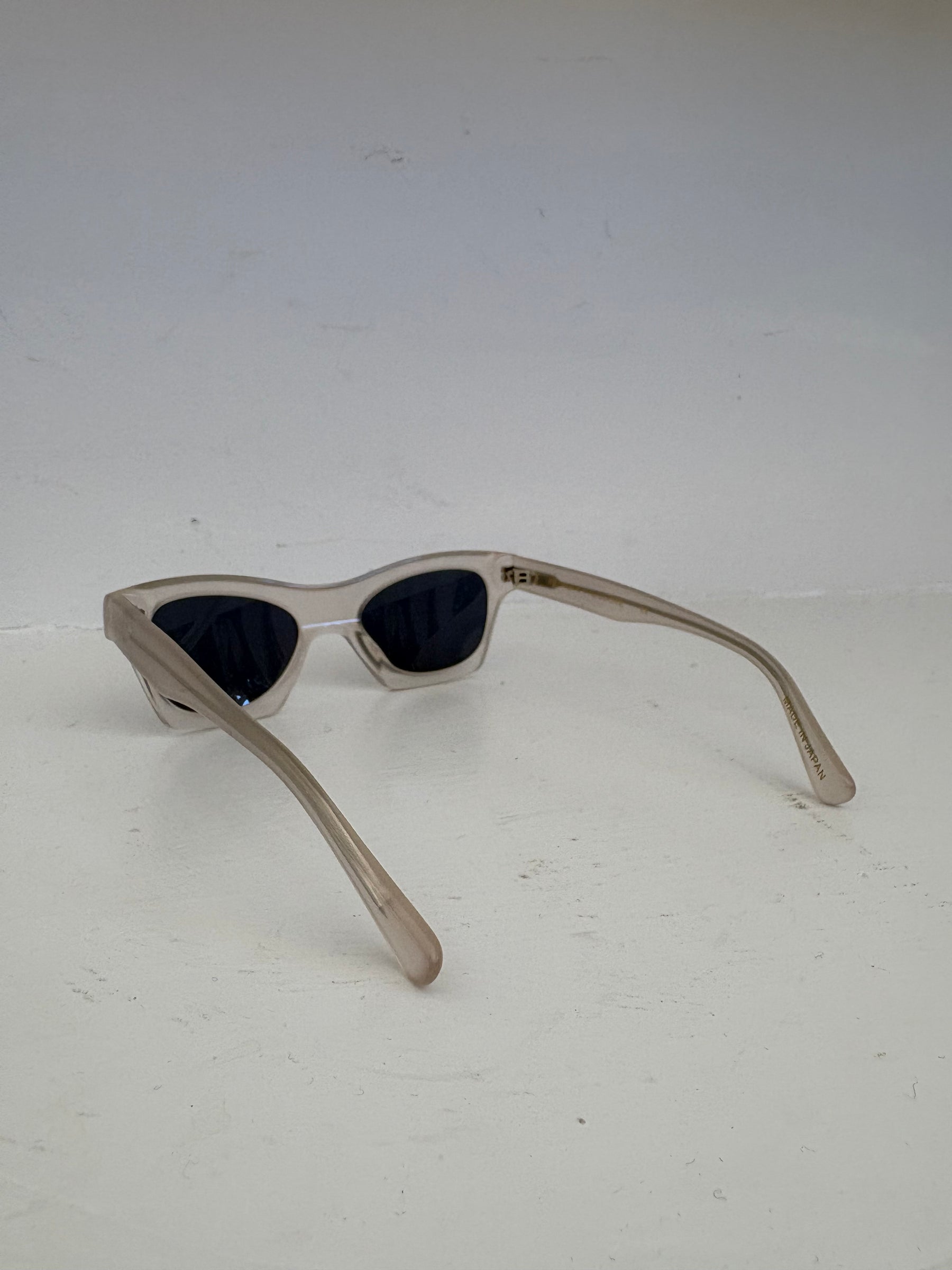 Scanlan Theodore Milky White Cat Eye Sunglasses