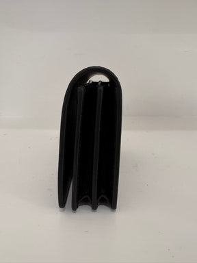 Celine Black Leather Triomphe Cardholder