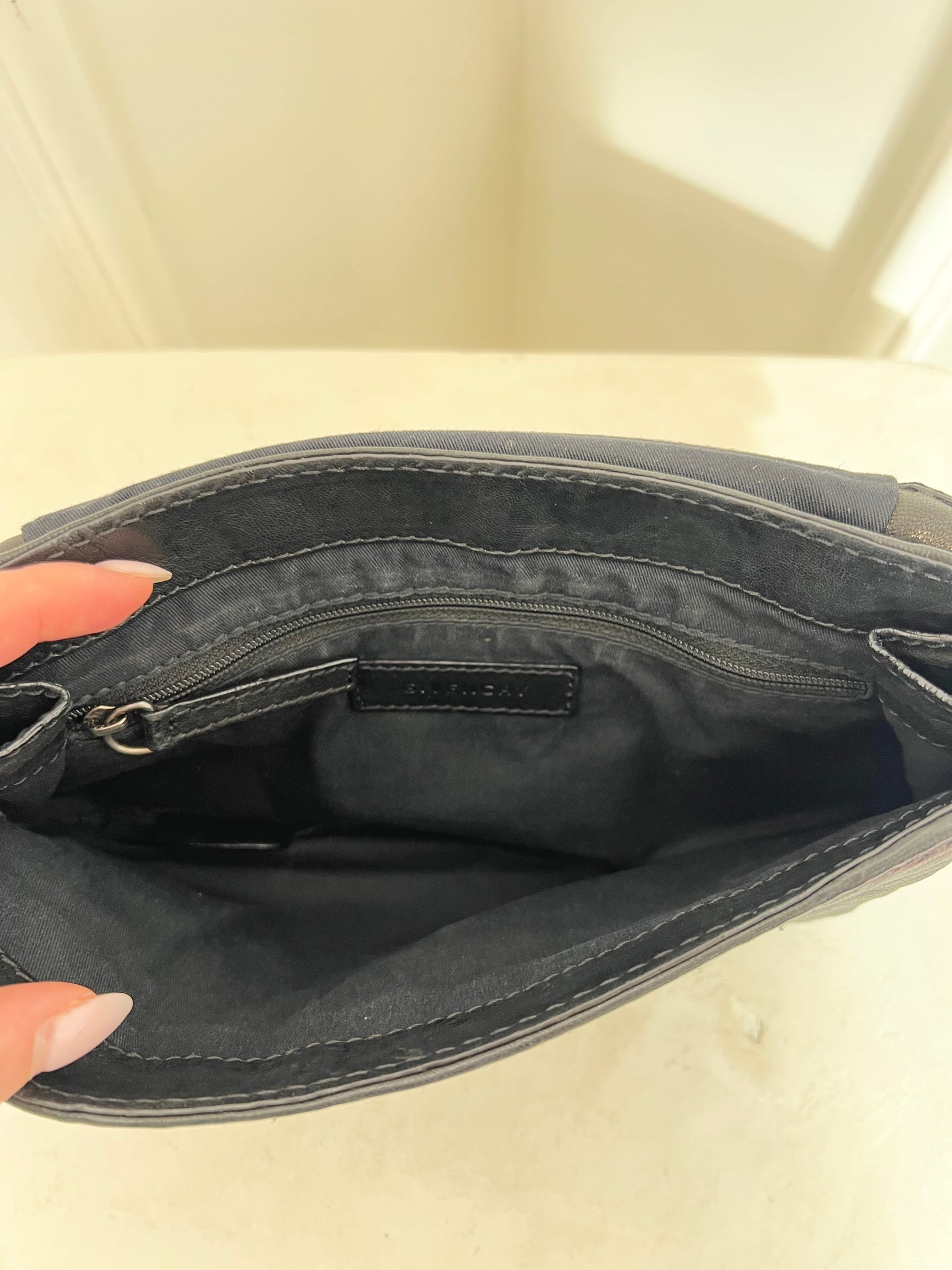 Givenchy Leather Flap Clutch