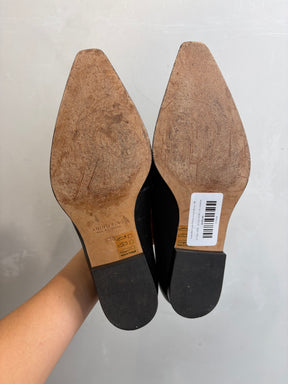 Anine Bing Selma Pointed Loafers Black, 38