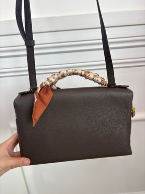 Loro Piana Chocolate Leather Extra Pocket L27