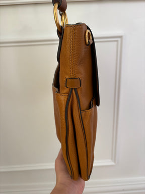Chloé Tan Leather Lexa Medium Shoulder Bag