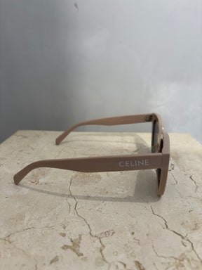 Celine Pale Pink Square Frame Sunglasses