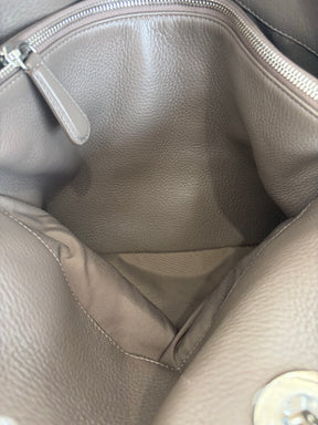 Dior Taupe Leather Grandville Tote