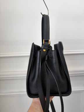 Tom Ford Black Leather Bucket Bag