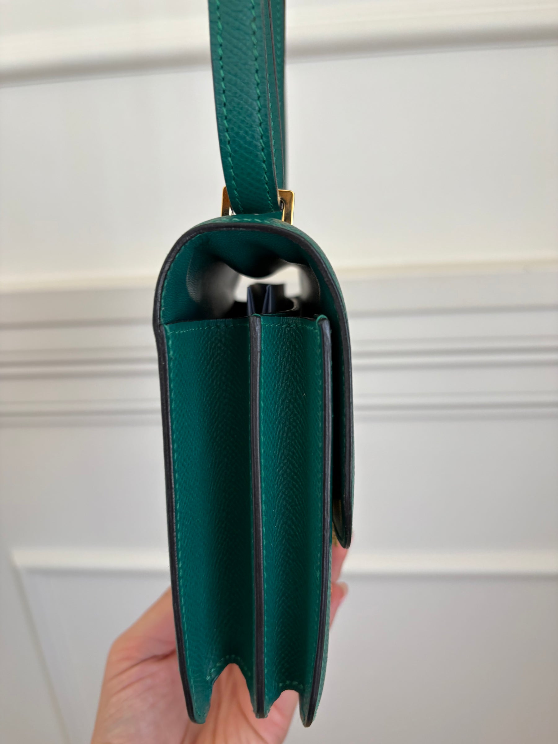 Hermès Constance 18 in Malachite Epsom Leather