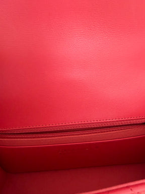 Chanel Coral Lambskin Leather Casino Chips Mini Flap