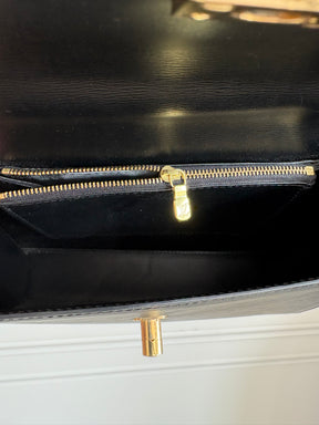 Louis Vuitton Black Epi Leather Top Handle Bag