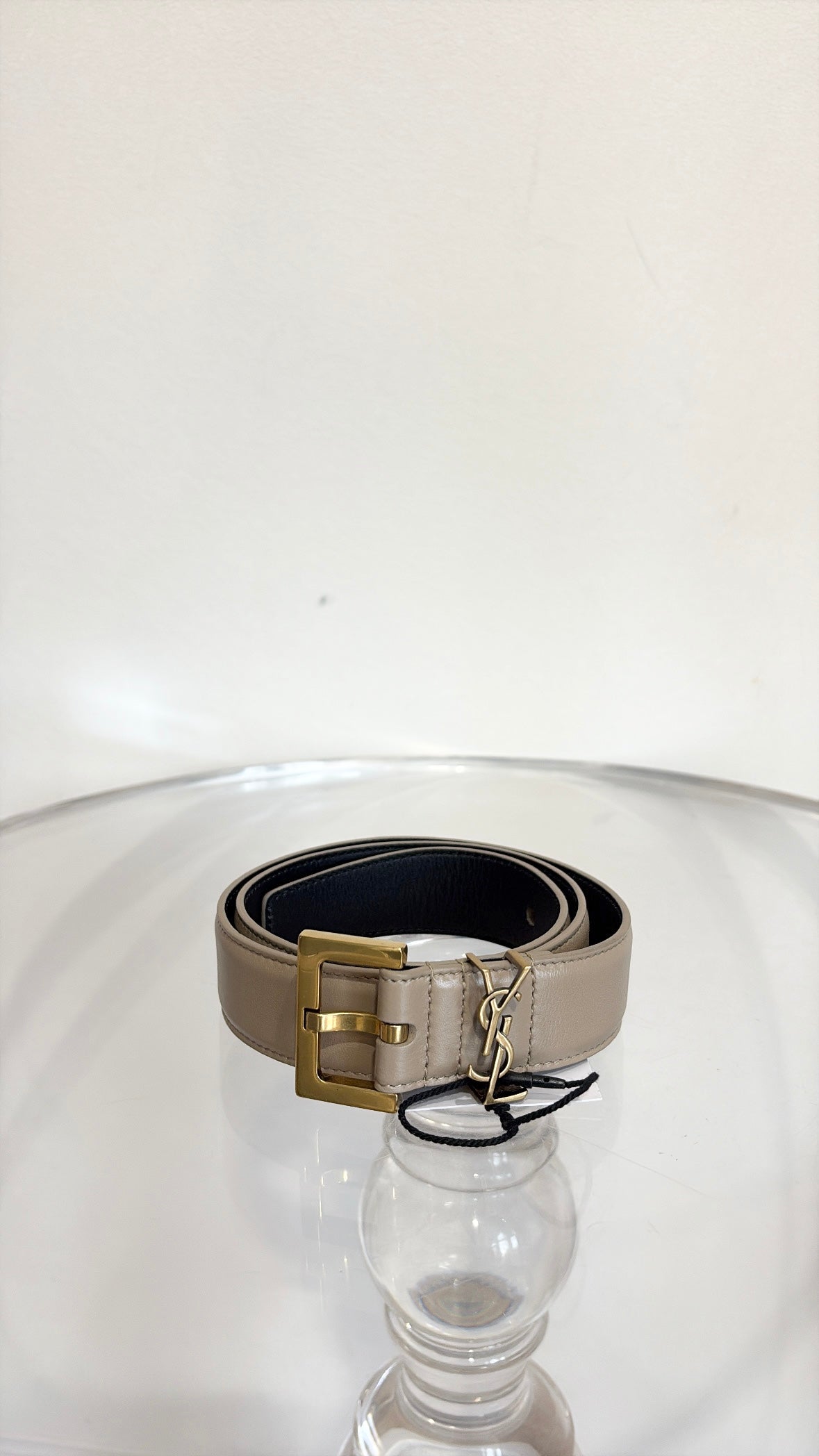YSL Cassandre Slim Belt
