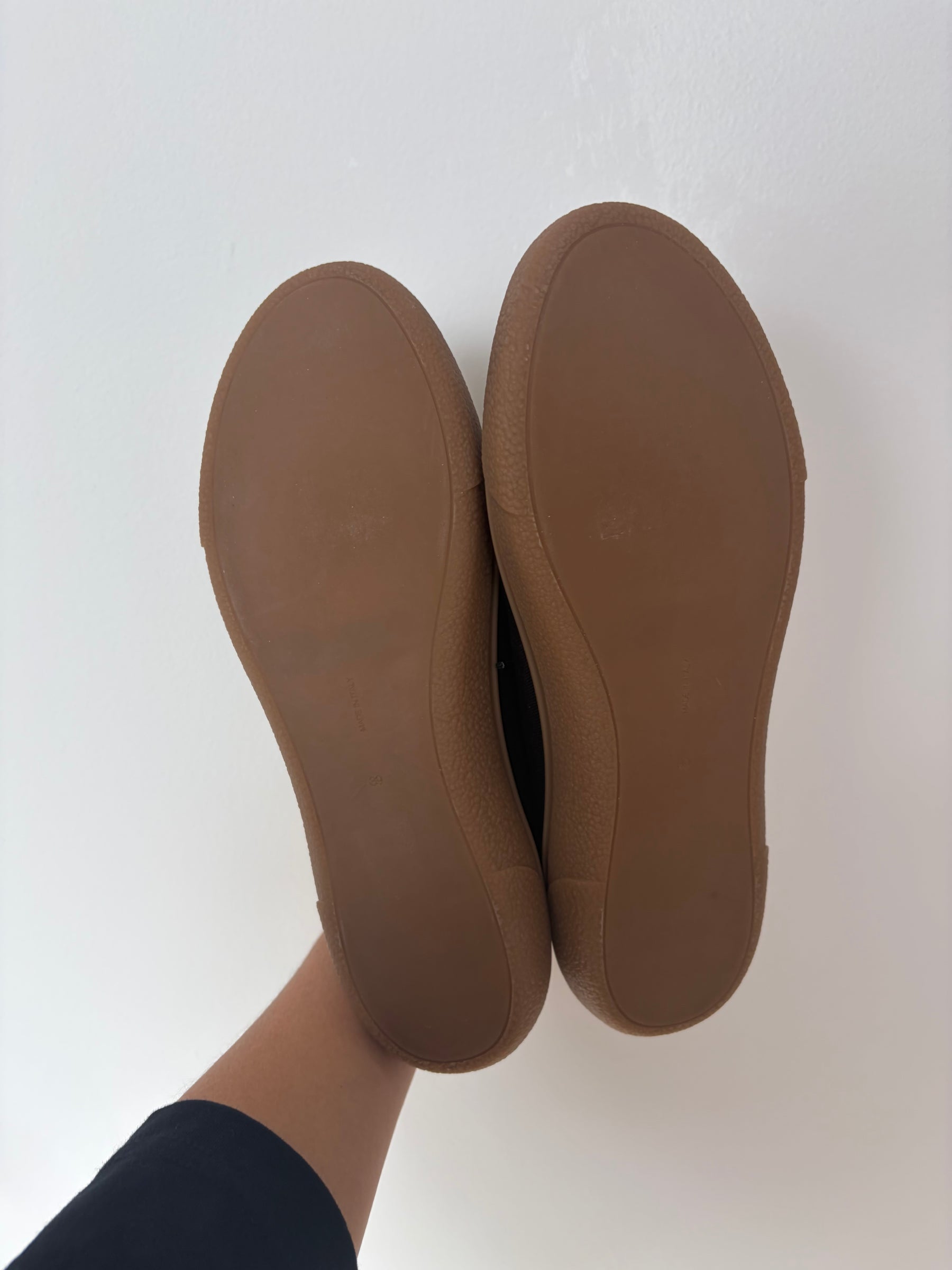 The Row Black Canvas Sneakers, 39