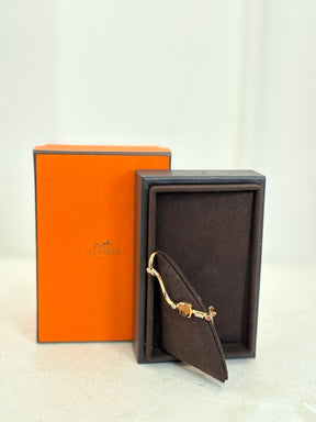 Hermès Rose Gold, Diamond and Tourmaline and Planètes & Météores left single dangle earring