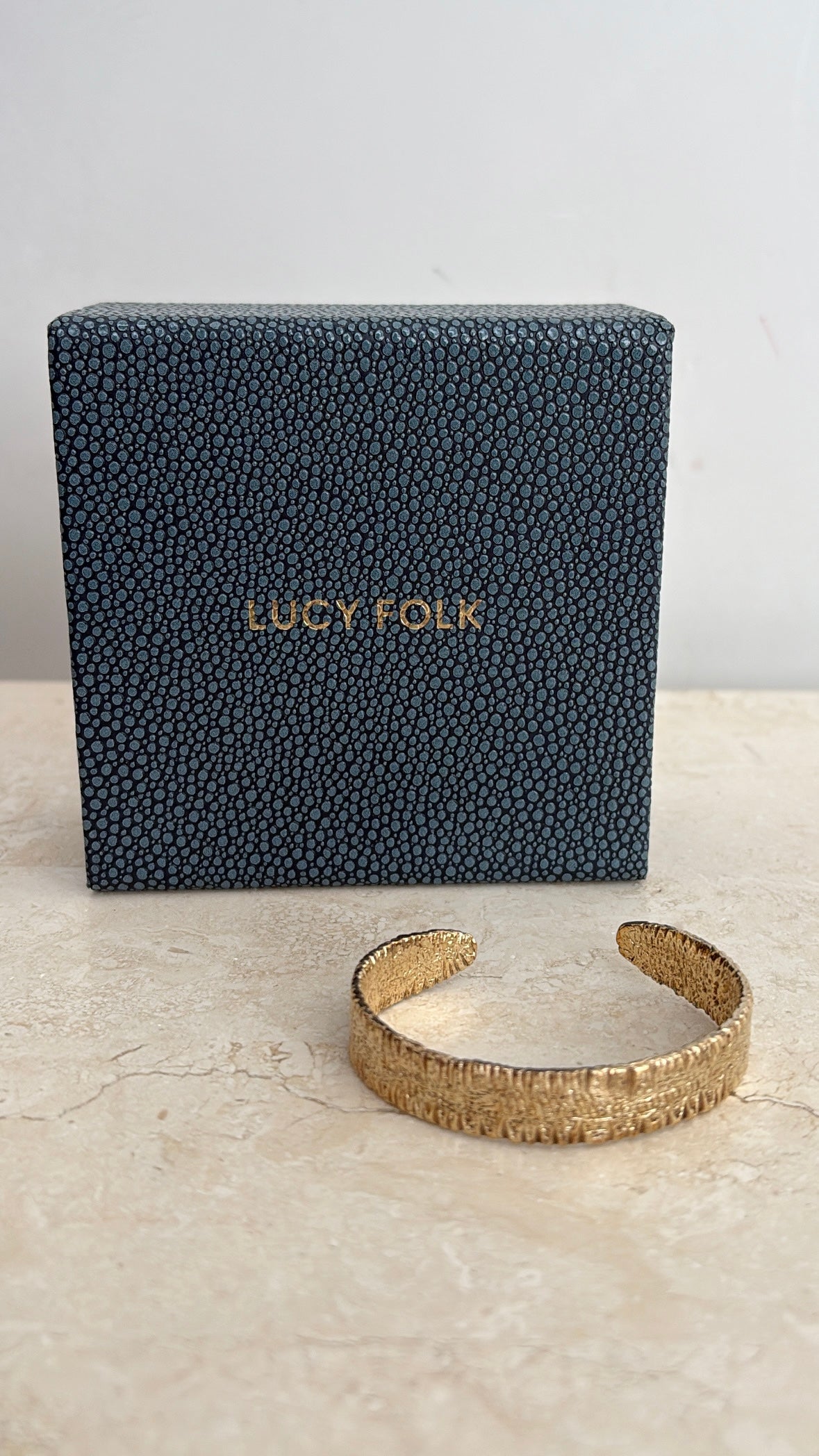Lucy Folk Anchovy Cuff Gold