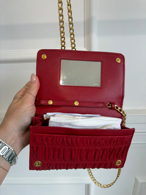 Prada Ruched Wallet On Chain