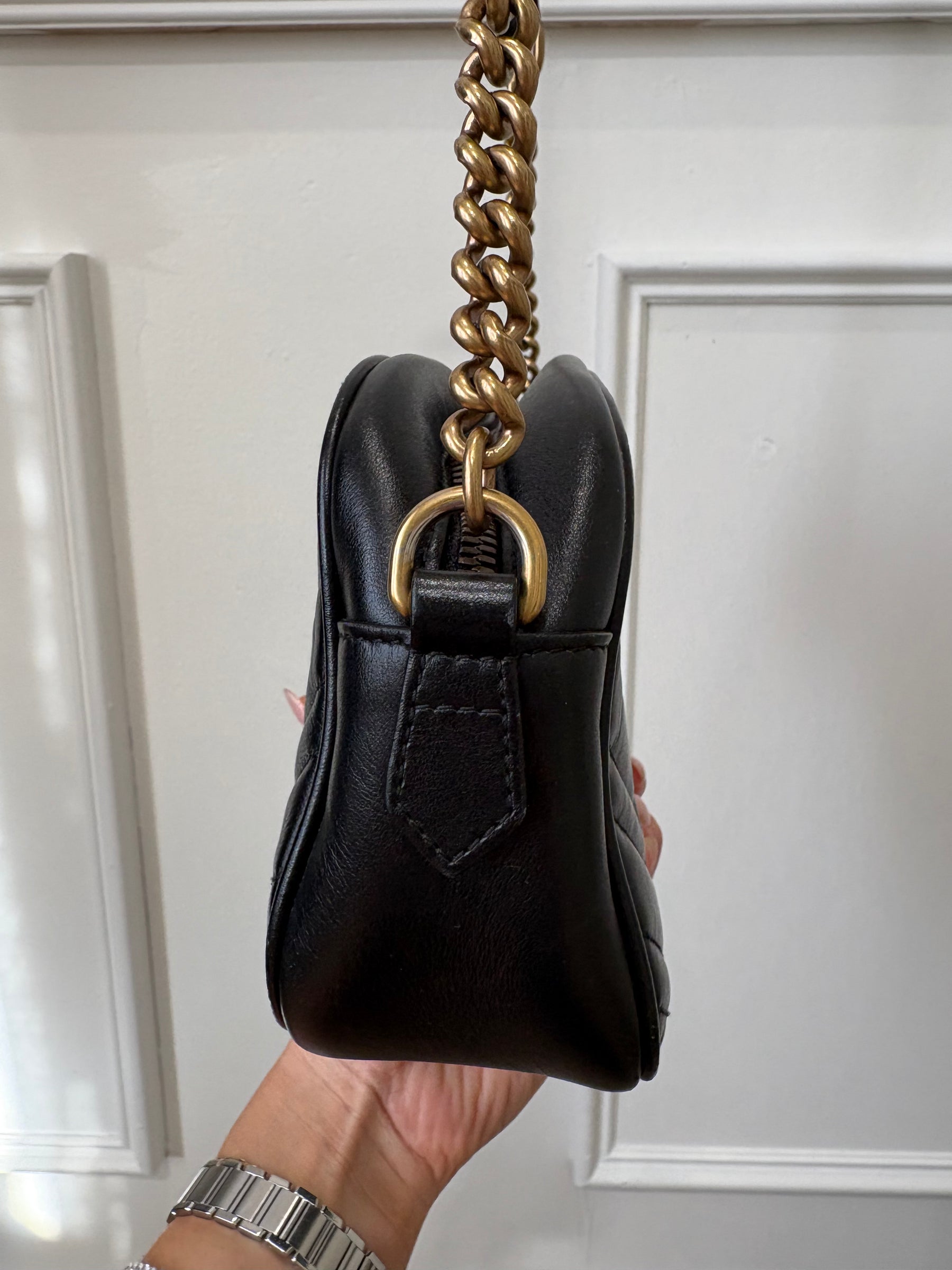 Gucci GG Marmont Small Camera Bag Black