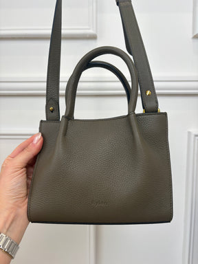 Rylan Dark Taupe Mini Tote Bag