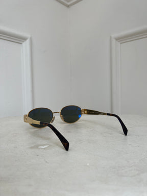 Celine Gold Triomphe Sunglasses