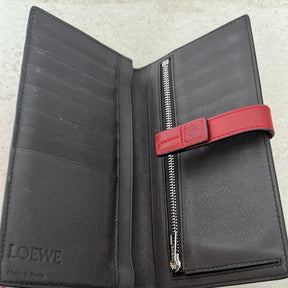 Loewe Red Long Wallet