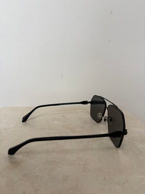 Versace Black Aviator Sunglassses