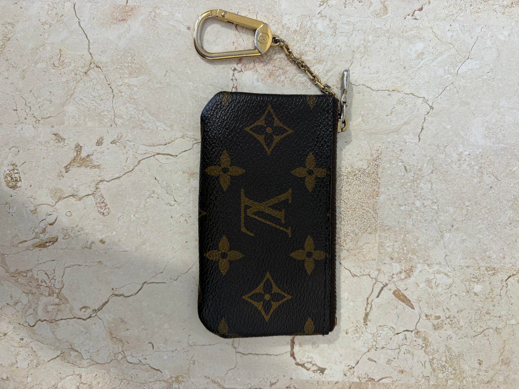 Louis Vuitton Canvas Monogram Key Pouch