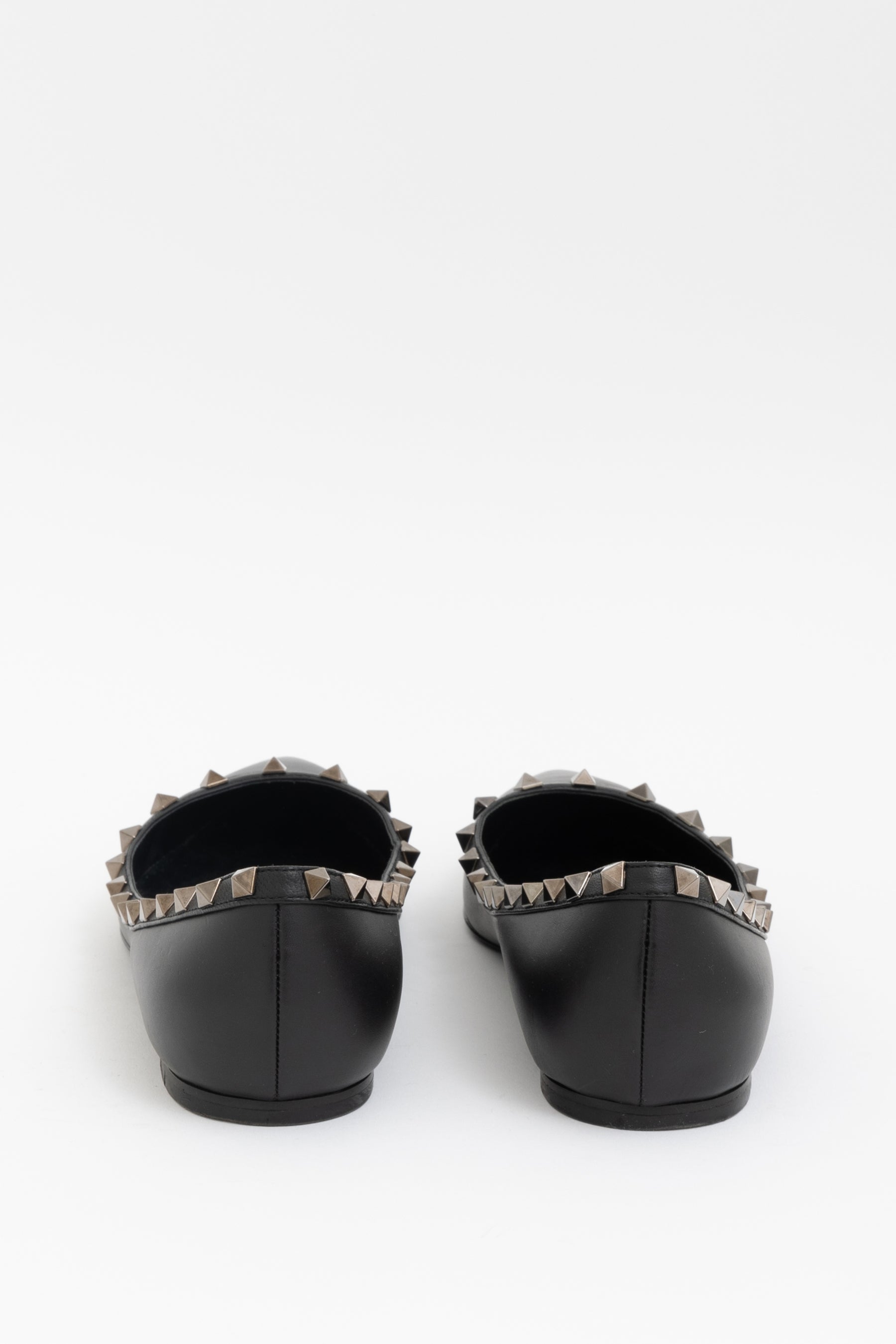 Matte Rockstud Ballet Flats