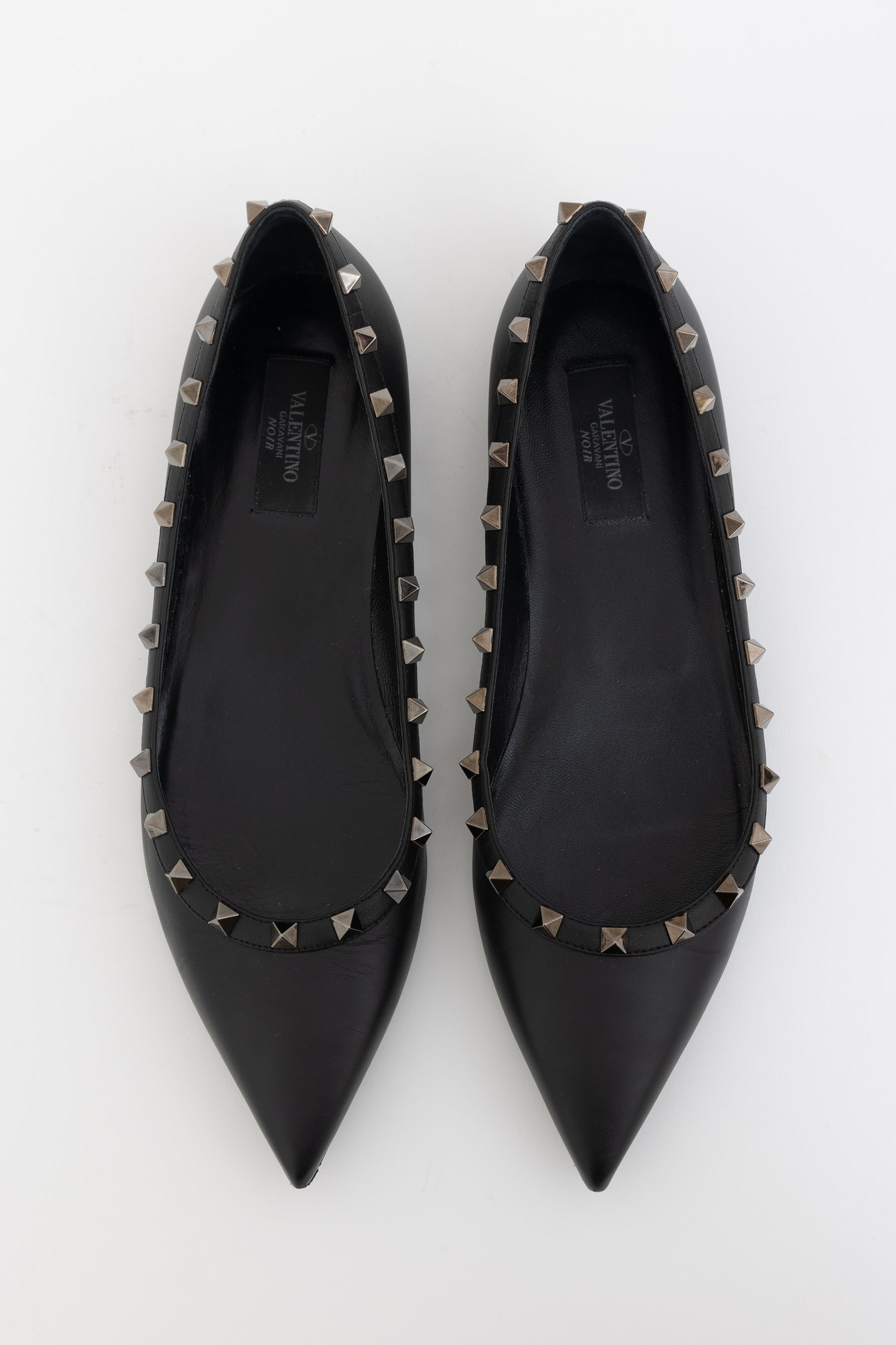 Matte Rockstud Ballet Flats