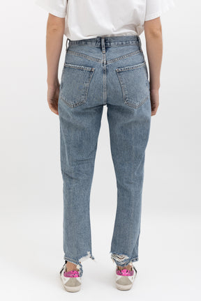 Riley High Rise Straight Crop Jean