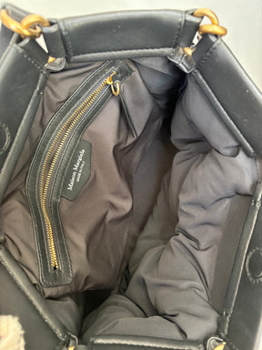 Maison Margiela Black Leather Glam Slam Shopper Tote