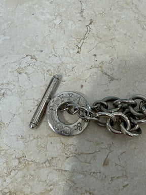 Tiffany & Co. Sterling Silver Toggle Heart Necklace