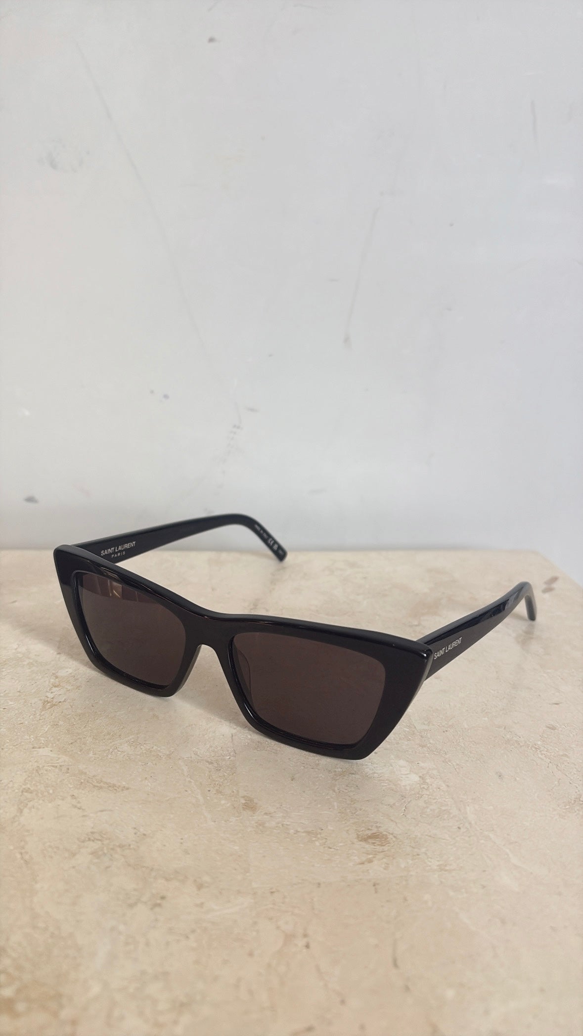 Saint Laurent Black Cat Eye Mica sunglasses