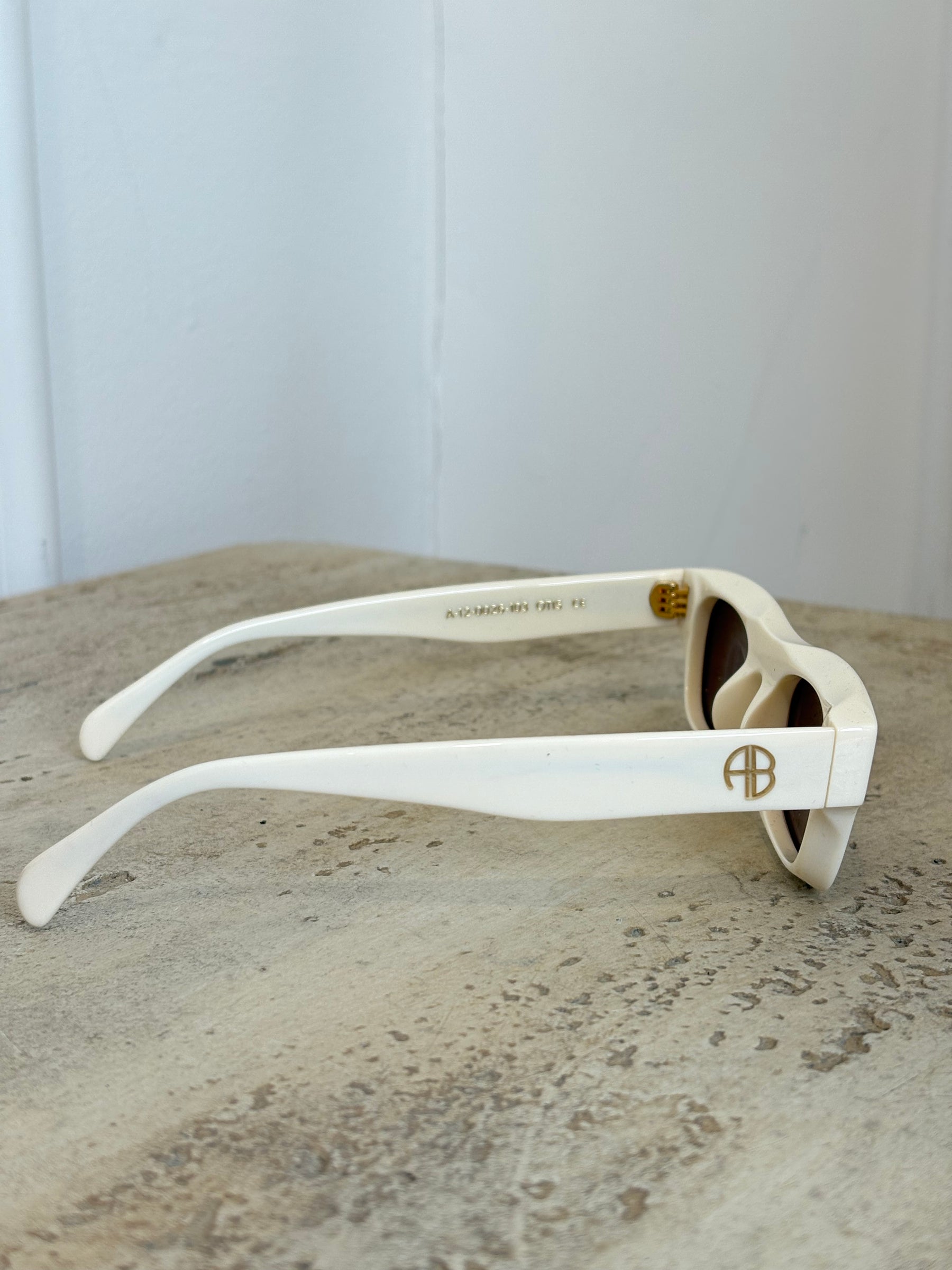Anine Bing Cream Otis Sunglasses