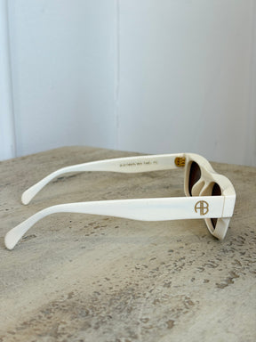 Anine Bing Cream Otis Sunglasses